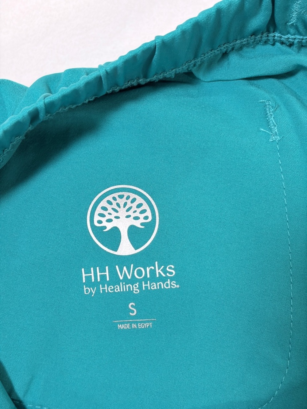 healing hands Teal Drawstring Medical Scrub Pants - Picture 9 of 14